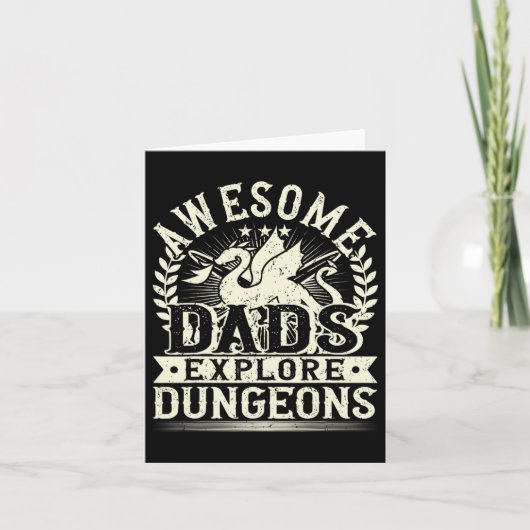 Vater Entdecken...Papa Daddy Karte (Vorderseite)