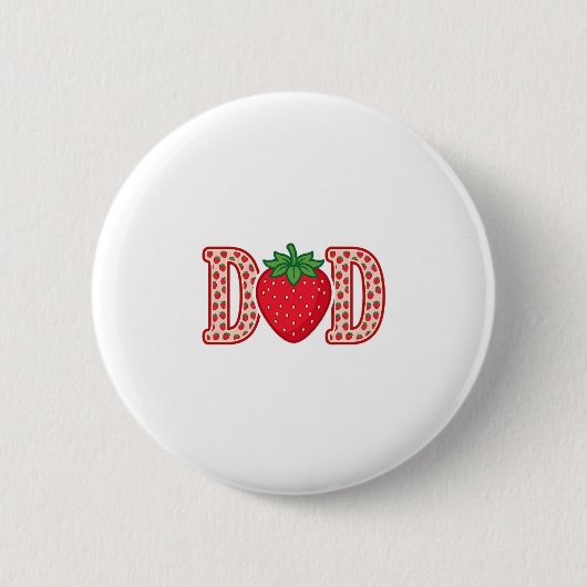 Vater-Erdbeerschrift-Vektor-Shirt-Design_1 Button (Vorderseite)