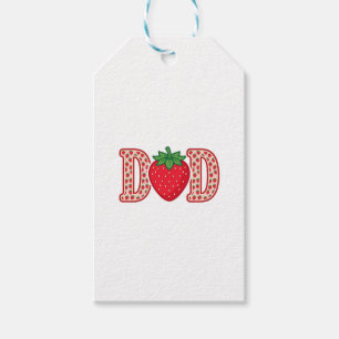 Vater-Erdbeerschrift-Vektor-Shirt-Design_1 Geschenkanhänger