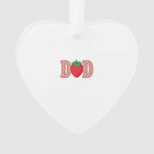 Vater Erdbeerschrift Vektor-Shirt-Design_1 Ornament