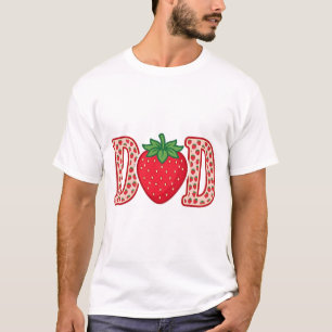 Vater-Erdbeerschrift-Vektor-Shirt-Design_1 T-Shirt