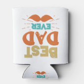 Vater Ernährung Fakten lustig Cooler Dosenkühler (Rückseite)