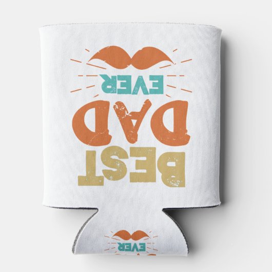 Vater Ernährung Fakten lustig Cooler Dosenkühler (Rückseite)