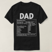 Vater Ernährung Funny Vatertag T-Shirt (Design vorne)