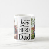 Vater Erste Liebe Forever Hero Personalisiert 2 Fo Kaffeetasse (Mittel)