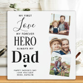 Vater Erste Liebe Forever Hero Personalisiert 3 Fo Fotoplatte