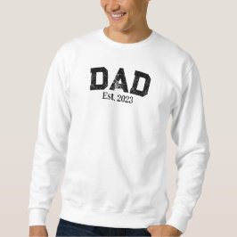 Vater Est. 2023 Personalisiertes Sweatshirt