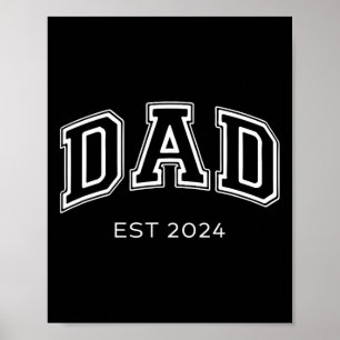 Vater Est. 2024 Daddy Expect Ba Poster