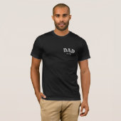 Vater Est 2025 Fettschrift T-Shirt (Vorne ganz)