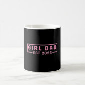 Vater Est 2025 Logokombination Vater 2025 Laden ne Kaffeetasse (Mittel)
