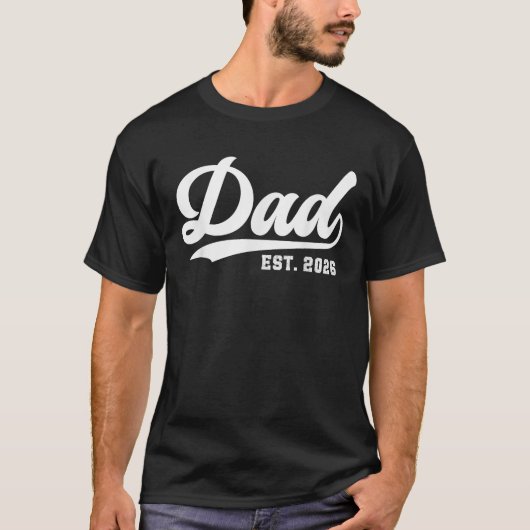 Vater Est 2026 für Vater 2026 Daddy 2026 T-Shirt (Vorderseite)