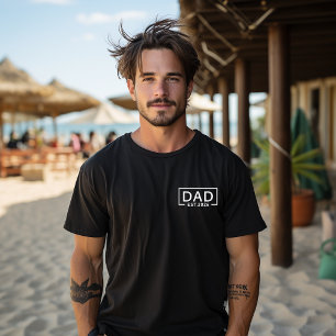 Vater Est 2026 Logo Vater 2026 Laden New Dad 2026 T-Shirt