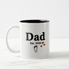 Vater Est. 2026 Tasse | Geschenk für neue Väter | 