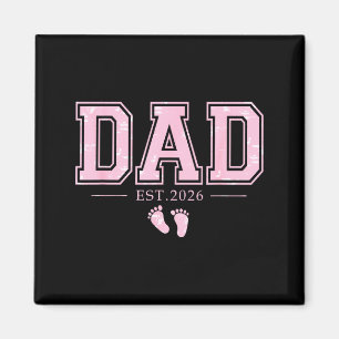 Vater Est 2026 Vatertag Erster Vater Eines Mädchen Magnet