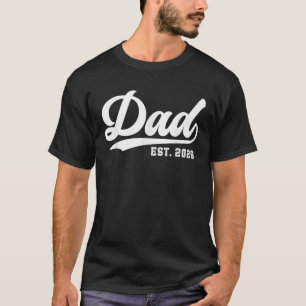 Vater Est 2026 Zum Vater 2026 Daddy 2026 befördert T-Shirt