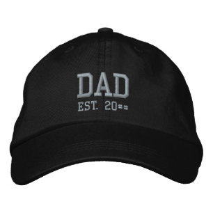 Vater Est. Bestickte Baseballkappe