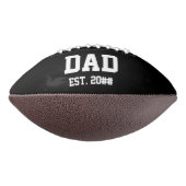 Vater Est. Etabliertes Schwarz-Weiß-Jahr Football (Gedreht 90)