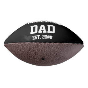 Vater Est. Etabliertes Schwarz-Weiß-Jahr Football