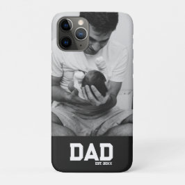 Vater Est Foto Schwarz & Weiß Jahr Vatertag Case-Mate iPhone Hülle