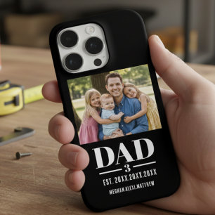Vater Est. Jahr Name Nummer Foto Fette Schrift iPhone 16 Pro Hülle