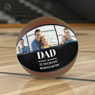 Vater Est. Jahr Name Zahl 3 Foto Fette Schrift Basketball