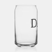 Vater Est Modern New Daddy zum Vater geworben Dosenglas (Rechts)