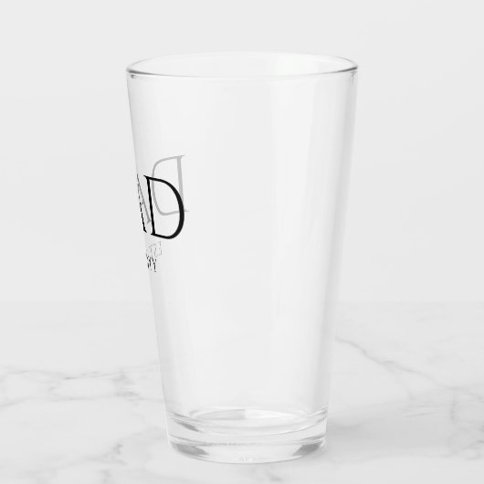 Vater Est Modern New Daddy zum Vater geworben Glas (Links)