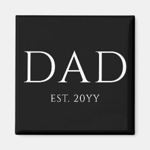 Vater Est Modern New Daddy zum Vater geworben Magnet