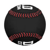 Vater Est. Vorlage für Schwarz und Weiß Baseball (Vorderseite)