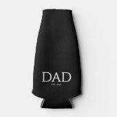 Vater Established Classic Caps Schwarz Flaschenkühler (Vorderseite)
