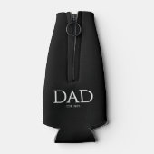 Vater Established Classic Caps Schwarz Flaschenkühler (Rückseite)