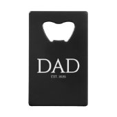 Vater Established Classic Caps Schwarz Geldbeutel Flaschenöffner (Rückseite)