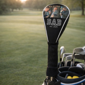 Vater Etabliert Benutzerdefiniertes Jahr 3 Foto Golf Headcover