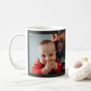 Vater Etabliert Spaß Schrift Foto Herz Geschenk Kaffeetasse