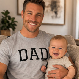 Vater etablierte anpassbaren Jahr Vatertag Tri-Blend Shirt