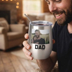 Vater etablierte Foto-Vorlage Jahr Vatertag