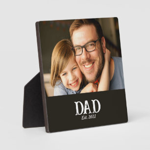 Vater etablierte Geschenkbild zum Vatertag Fotoplatte