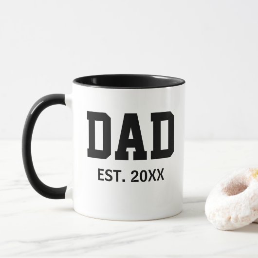 Vater etablierte moderne Kaffee-Tasse Tasse (Mit Donut)