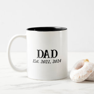 Vater etablierte modernen Minimalismus Zweifarbige Tasse