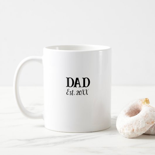 Vater etablierte neue Dad Custom Tasse (Mit Donut)