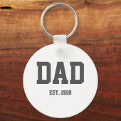 Vater etablierter Schlüsselanhänger (Vorderseite)