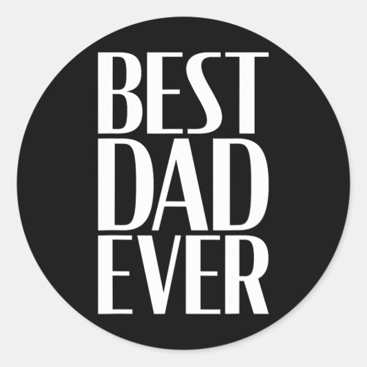 Vater Ever - Einzigartiger Vatertag Männer 2 Runder Aufkleber (Vorderseite)