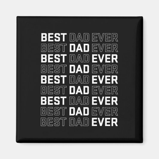 Vater Ever - Einzigartiger Vatertag Männer Magnet (Vorne)
