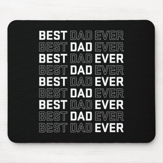 Vater Ever - Einzigartiger Vatertag Männer Mousepad (Vorne)