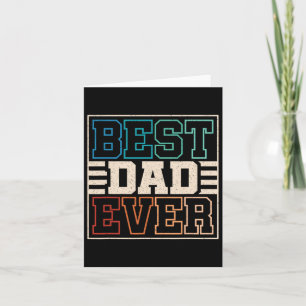 Vater Ever Funny Retro Vater Daddy Vatervater Tag Karte