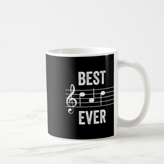 Vater Ever Musiknotens Funny Vaters Day Geschenk Kaffeetasse (Rechts)
