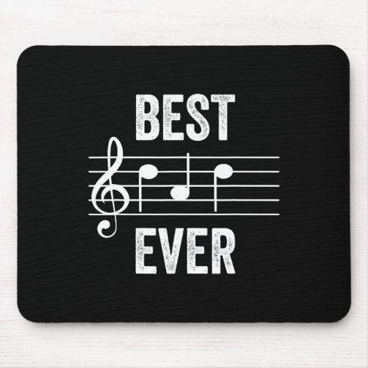 Vater Ever Musiknotens Funny Vaters Day Geschenk Mousepad (Vorne)