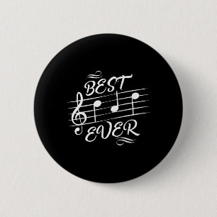 Vater Ever Musiknotens Musiker Vatertag Button