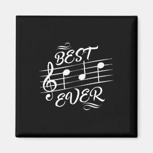 Vater Ever Musiknotens Musiker Vatertag Magnet