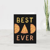 Vater Ever Pizza Lover Vathers Day Papa Elternscha Karte (Vorderseite)